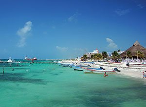 Beach of Puerto Morelos