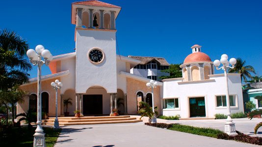 Church in Puerto Morelos